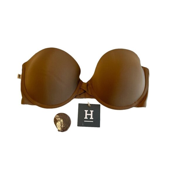 The Flex Harper Wilde Everyday Strapless Under Wire Bra Brown Size 34C - Picture 3 of 4